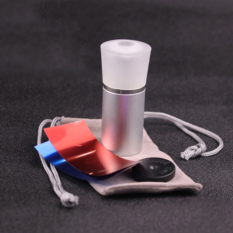 2 PCS Metal Cutting Mirror Jewelry Diamond Identification Tool 10 Times Magnifying Glass Diamond Instrument Diamond Ring Observer(Silver) - Detection Jewelry by buy2fix | Online Shopping UK | buy2fix