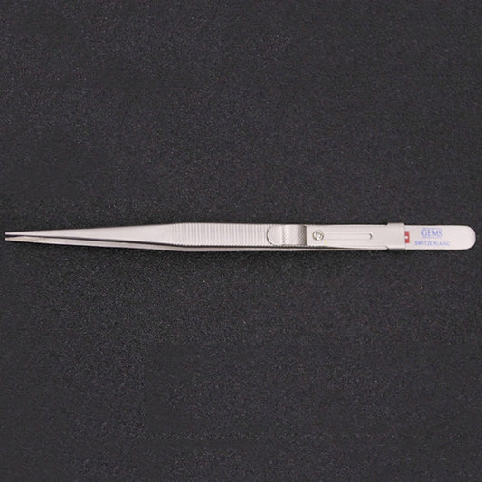 Non-Slip Diamond Tweezers Jewelry Tweezers Elastic Stainless Steel Gem Diamond Clips Durable Tools Tweezers With Slot and Lock - Tweezers by buy2fix | Online Shopping UK | buy2fix