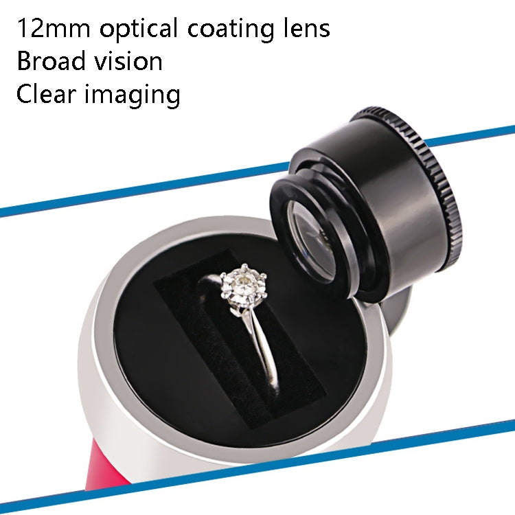 10x HD Optical Glass Lens Diamond GIA Waist Code Professional Jewelry Waist Edge Code Appraisal Magnifying Glass, Color Random Deilvery - Detection Jewelry by buy2fix | Online Shopping UK | buy2fix