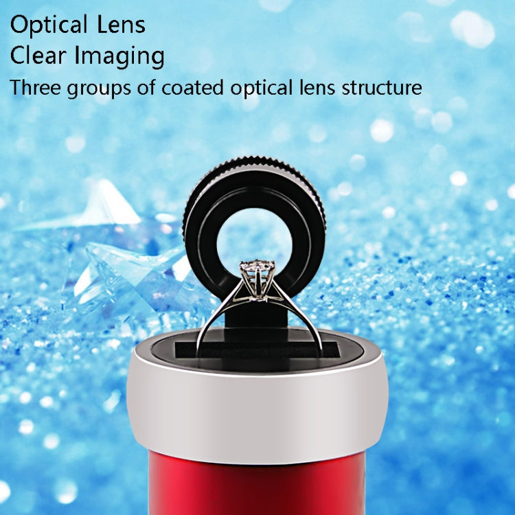 10x HD Optical Glass Lens Diamond GIA Waist Code Professional Jewelry Waist Edge Code Appraisal Magnifying Glass, Color Random Deilvery - Detection Jewelry by buy2fix | Online Shopping UK | buy2fix