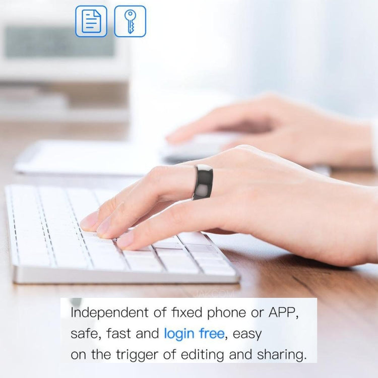 JAKCOM R4 Smart Ring Multifunctional Lord Of The Rings, Size: 62.8mm for Apple & Android(Number 10) by JAKCOM