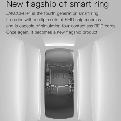 JAKCOM R4 Smart Ring Multifunctional Lord Of The Rings, Size: 62.8mm for Apple & Android(Number 10) by JAKCOM