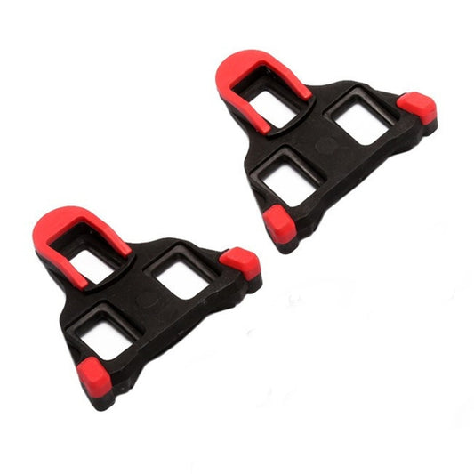 1 Pair Bicycle Splint Set 6 Degrees Road Lock Plate Special For Road Bike Shoes(Red) - Pedals by buy2fix | Online Shopping UK | buy2fix