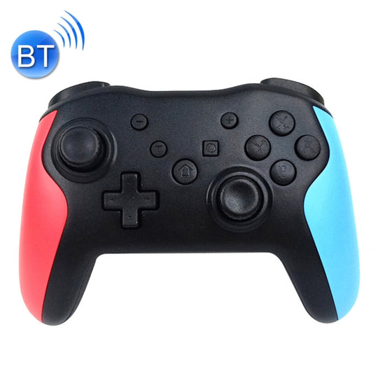 NS009 6-Axis Vibration Burst Wireless Bluetooth Gamepad For Switch Pro(Black Blue Red)