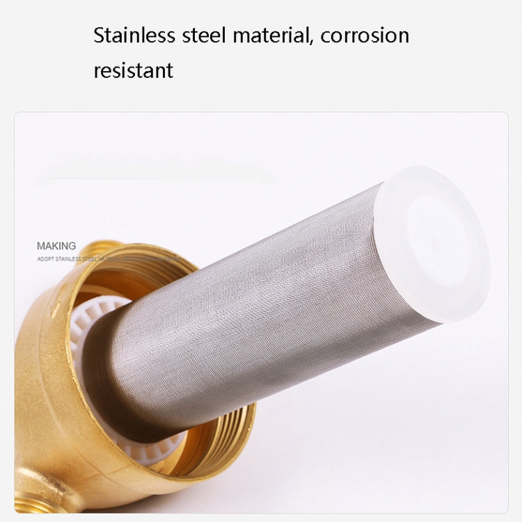 Home Kitchen Tap Water Backwash Copper Pre-Filter Whole House Water Purifier Filter - Water Purifiers Parts by buy2fix | Online Shopping UK | buy2fix