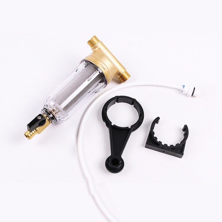 Home Kitchen Tap Water Backwash Copper Pre-Filter Whole House Water Purifier Filter - Water Purifiers Parts by buy2fix | Online Shopping UK | buy2fix