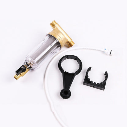 Home Kitchen Tap Water Backwash Copper Pre-Filter Whole House Water Purifier Filter - Water Purifiers Parts by buy2fix | Online Shopping UK | buy2fix