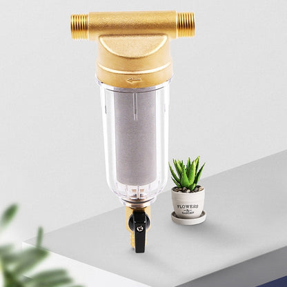 Home Kitchen Tap Water Backwash Copper Pre-Filter Whole House Water Purifier Filter - Water Purifiers Parts by buy2fix | Online Shopping UK | buy2fix