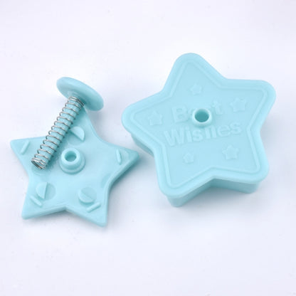 4 in 1 Three-Dimensional Fondant Biscuit Embossing Mold Push-Type Cake Mold Random Style Delivery - Food Molds by buy2fix | Online Shopping UK | buy2fix