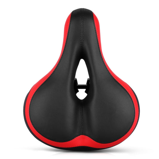 Reflective Seat Bicycle Seat Bicycle Saddle Seat(Black Red) - Bicycle Saddle by buy2fix | Online Shopping UK | buy2fix