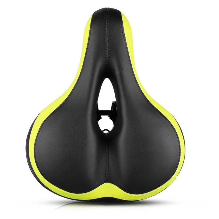 Reflective Seat Bicycle Seat Bicycle Saddle Seat(Black Green) - Bicycle Saddle by buy2fix | Online Shopping UK | buy2fix
