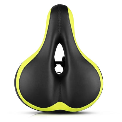 Reflective Seat Bicycle Seat Bicycle Saddle Seat(Black Green) - Bicycle Saddle by buy2fix | Online Shopping UK | buy2fix