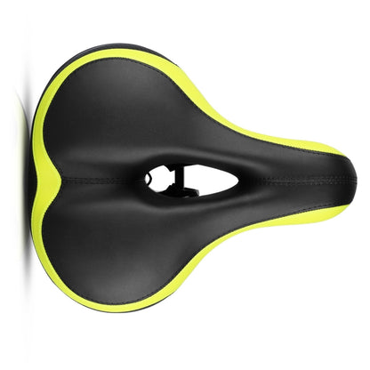 Reflective Seat Bicycle Seat Bicycle Saddle Seat(Black Green) - Bicycle Saddle by buy2fix | Online Shopping UK | buy2fix