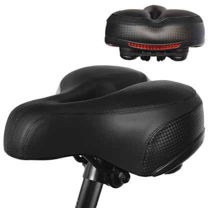 Reflective Seat Bicycle Seat Bicycle Saddle Seat(Black White) - Bicycle Saddle by buy2fix | Online Shopping UK | buy2fix