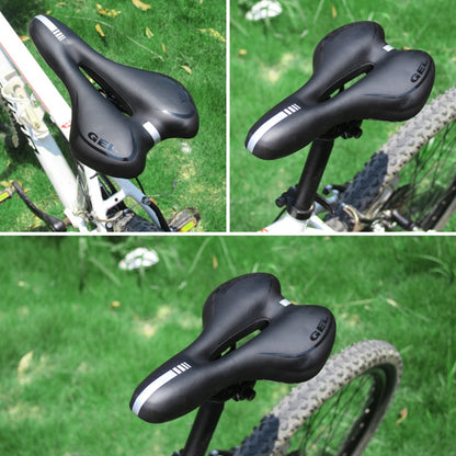 Silicone Bicycle Seat Mountain Bike Saddle Seat Cushion Comfortable Bicycle Accessories Equipment(Red) - Bicycle Saddle by buy2fix | Online Shopping UK | buy2fix