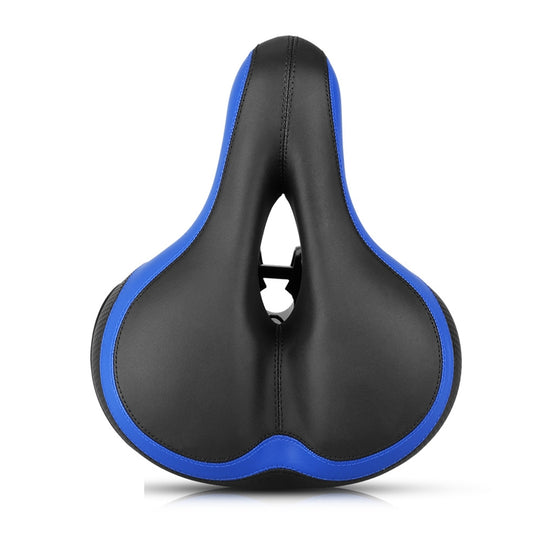 Reflective Spring Saddle Mountain Bike Seat Bicycle Seat Bicycle Seat(Black Blue) - Bicycle Saddle by buy2fix | Online Shopping UK | buy2fix