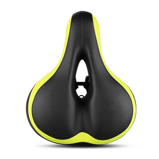 Reflective Spring Saddle Mountain Bike Seat Bicycle Seat Bicycle Seat(Black Green) - Bicycle Saddle by buy2fix | Online Shopping UK | buy2fix