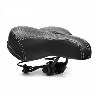 Mountain Bike Seat Comfortable Bike Seat Thick Soft Elastic Sponge(Black) - Bicycle Saddle by buy2fix | Online Shopping UK | buy2fix