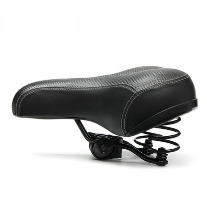 Mountain Bike Seat Comfortable Bike Seat Thick Soft Elastic Sponge(Black) - Bicycle Saddle by buy2fix | Online Shopping UK | buy2fix