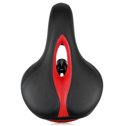 Bicycle Cushion With Lamp Bicycle Saddle Mountain Bike Saddle(Red) - Bicycle Saddle by buy2fix | Online Shopping UK | buy2fix