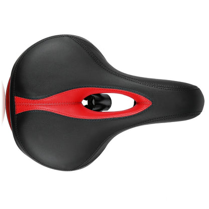 Bicycle Cushion With Lamp Bicycle Saddle Mountain Bike Saddle(Red) - Bicycle Saddle by buy2fix | Online Shopping UK | buy2fix
