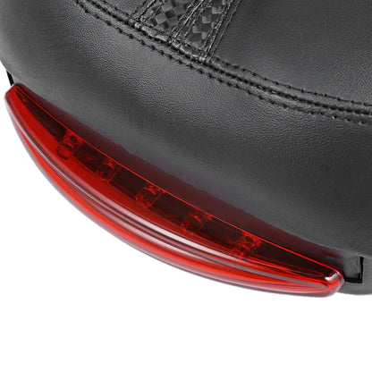 Bicycle Cushion With Lamp Bicycle Saddle Mountain Bike Saddle(Red) - Bicycle Saddle by buy2fix | Online Shopping UK | buy2fix