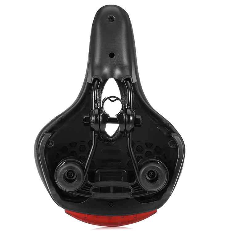 Bicycle Cushion With Lamp Bicycle Saddle Mountain Bike Saddle(Red) - Bicycle Saddle by buy2fix | Online Shopping UK | buy2fix