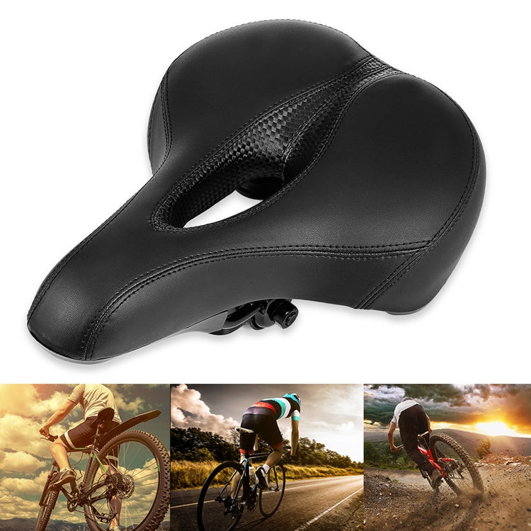 Bicycle Cushion With Lamp Bicycle Saddle Mountain Bike Saddle(Red) - Bicycle Saddle by buy2fix | Online Shopping UK | buy2fix