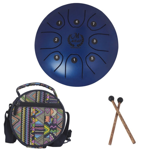 MEIBEITE 5.5-Inch C-Tune Sanskrit Drum Steel Tongue Empty  Worry-Free Drum(Blue) - Percussion Accessories by MEIBEITE | Online Shopping UK | buy2fix