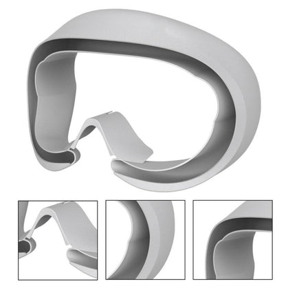 For Pico 4 VR Goggles Eye Pads  Silicone Protective Cover(Light Gray) - VR Accessories by buy2fix | Online Shopping UK | buy2fix