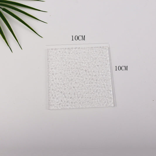 3 PCS 10 x 10cm Acrylic Texture Background Board Photo Props Background Decorative Geometric Ornaments(Ice Pattern) - Acrylic Props by buy2fix | Online Shopping UK | buy2fix