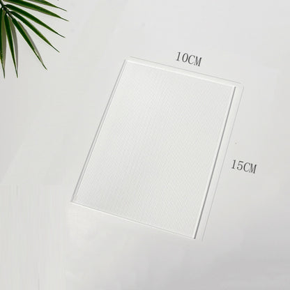 2 PCS 10 x 15cm Acrylic Texture Background Board Photo Props Background Decorative Geometric Ornaments(Pinstripe) - Acrylic Props by buy2fix | Online Shopping UK | buy2fix