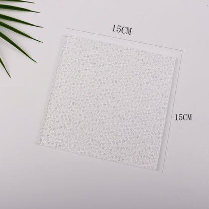 15 x 15cm Acrylic Texture Background Board Photo Props Background Decorative Geometric Ornaments(Ice Pattern) - Acrylic Props by buy2fix | Online Shopping UK | buy2fix