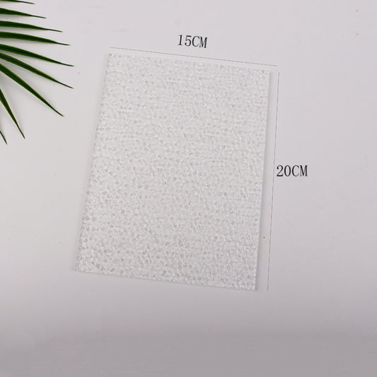 15 x 20cm Acrylic Texture Background Board Photo Props Background Decorative Geometric Ornaments(Ice Pattern) - Acrylic Props by buy2fix | Online Shopping UK | buy2fix