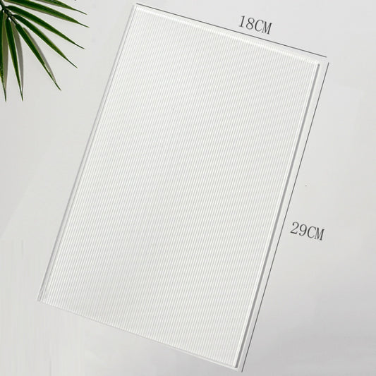 18 x 29cm Acrylic Texture Background Board Photo Props Background Decorative Geometric Ornaments(Pinstripe) - Acrylic Props by buy2fix | Online Shopping UK | buy2fix