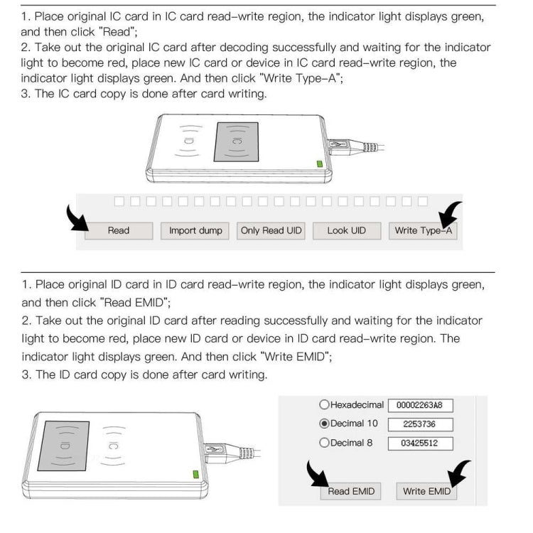 JAKCOM CD2 Access Control Proximity Card Duplicator RFID/ICID Card Reader Card Reader - Card Readers by JAKCOM | Online Shopping UK | buy2fix