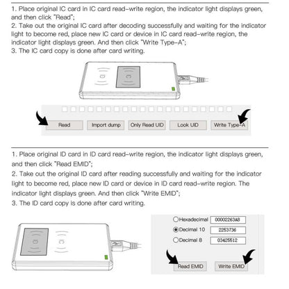 JAKCOM CD2 Access Control Proximity Card Duplicator RFID/ICID Card Reader Card Reader - Card Readers by JAKCOM | Online Shopping UK | buy2fix