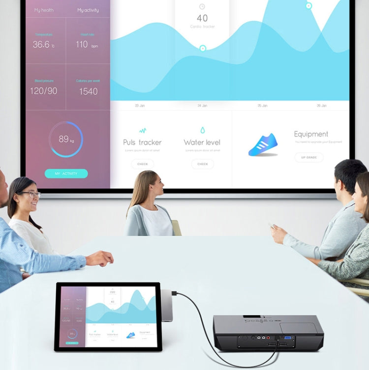 T0409 Multifunctional USB 3.0 HUB Docking Station Network Cable Interface Converter For Microsoft Surface Pro 7(with Network Port) by buy2fix