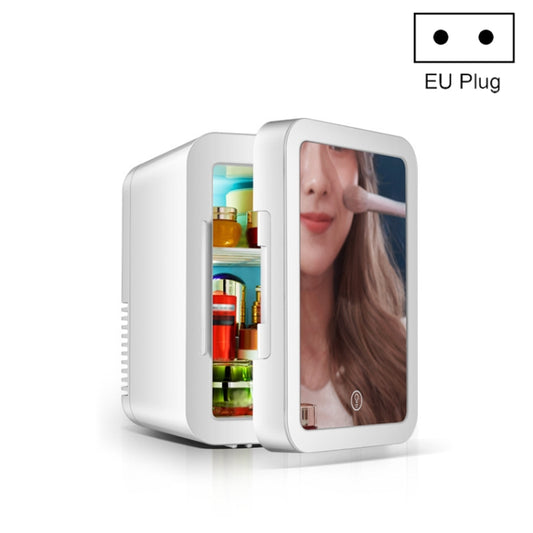 5L Beauty Makeup Mirror Skin Care Products And Facial Mask Refrigerator Semiconductor Car Home Refrigerator(EU Plug) - Refrigerators & Accessories by buy2fix | Online Shopping UK | buy2fix
