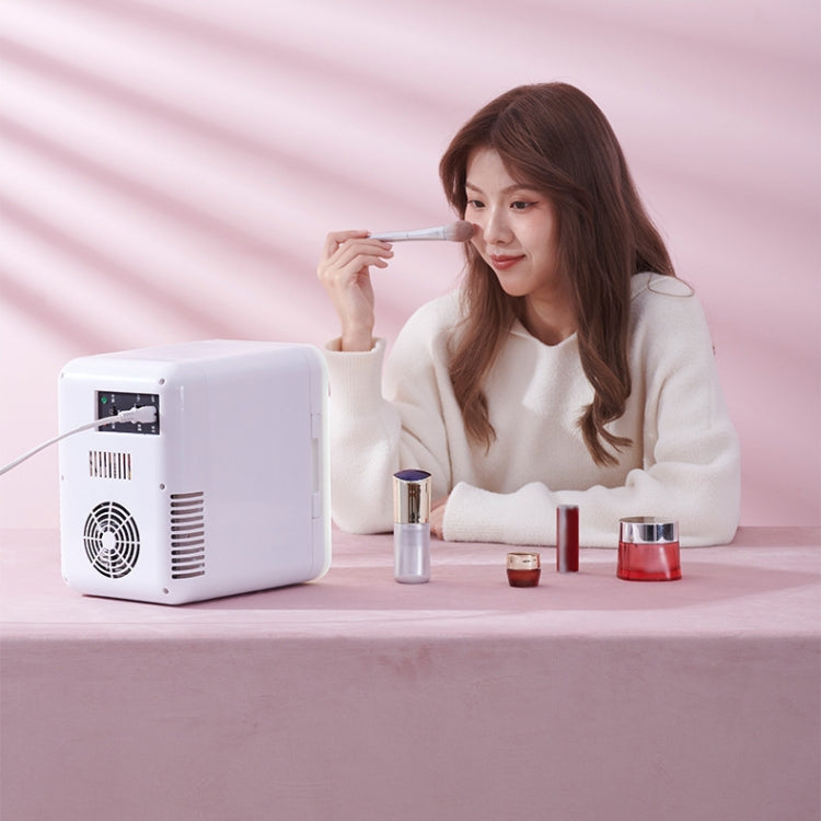 5L Beauty Makeup Mirror Skin Care Products And Facial Mask Refrigerator Semiconductor Car Home Refrigerator(AU Plug) - Refrigerators & Accessories by buy2fix | Online Shopping UK | buy2fix
