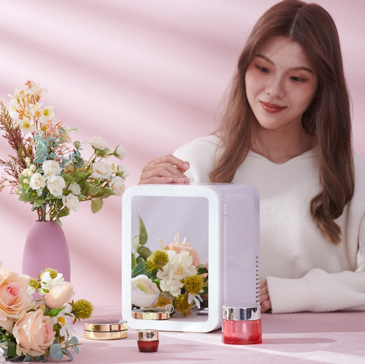5L Beauty Makeup Mirror Skin Care Products And Facial Mask Refrigerator Semiconductor Car Home Refrigerator(AU Plug) - Refrigerators & Accessories by buy2fix | Online Shopping UK | buy2fix