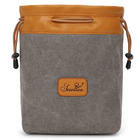 S.C.COTTON Liner Bag Waterproof Digital Protection Portable SLR Lens Bag Micro Single Camera Bag Photography Bag, Colour: Gray M by buy2fix