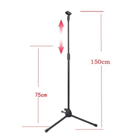 ML01  Live Microphone Lift Stand Floor Microphone Stand Stage Performance Vertical Tripod - Stand by buy2fix | Online Shopping UK | buy2fix