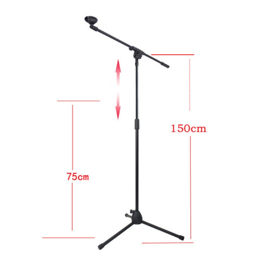 ML02  Live Microphone Lift Stand Floor Microphone Stand Stage Performance Vertical Tripod - Stand by buy2fix | Online Shopping UK | buy2fix