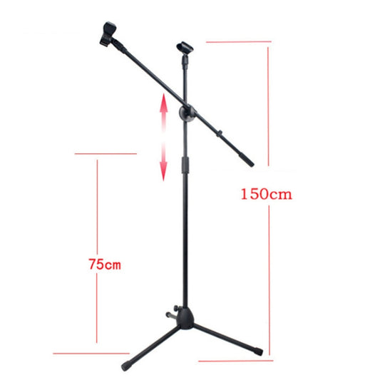ML03  Live Microphone Lift Stand Floor Microphone Stand Stage Performance Vertical Tripod - Stand by buy2fix | Online Shopping UK | buy2fix