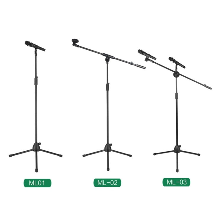 ML03  Live Microphone Lift Stand Floor Microphone Stand Stage Performance Vertical Tripod - Stand by buy2fix | Online Shopping UK | buy2fix