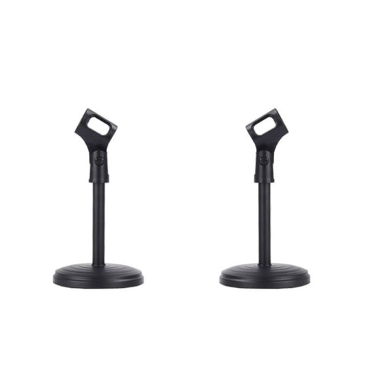 2 PCS Desktop Microphone Stand Desktop Multifunctional Live Microphone Stand without Lifting (ZM-01) by buy2fix