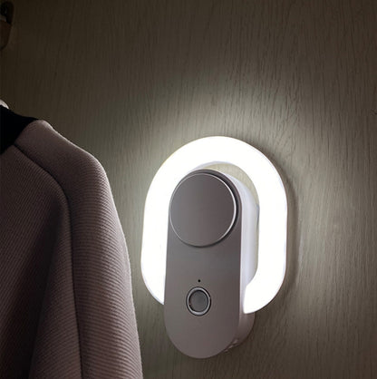 M8 PIR&Light Smart Dual Induction Night Light Negative Ion Air Purification Aromatherapy Night Light Corridor Light Reading Light - Sensor LED Lights by buy2fix | Online Shopping UK | buy2fix