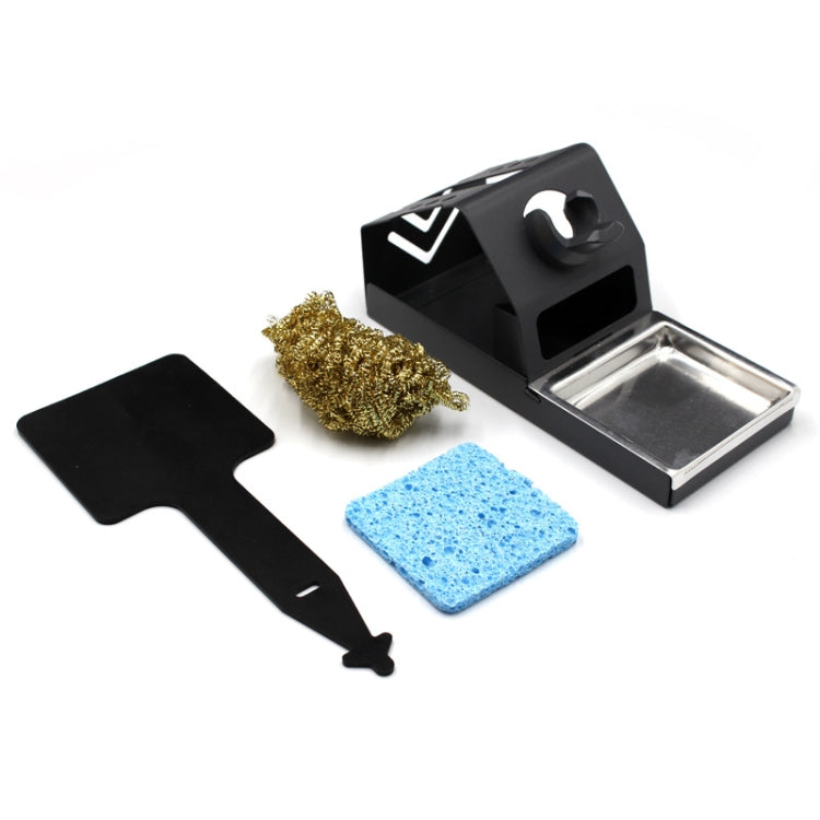 T12 Metal Soldering Iron Stand Electric Soldering Iron Handle Fixed Stand Anti-Static Multi-Function Soldering Iron Stand by buy2fix