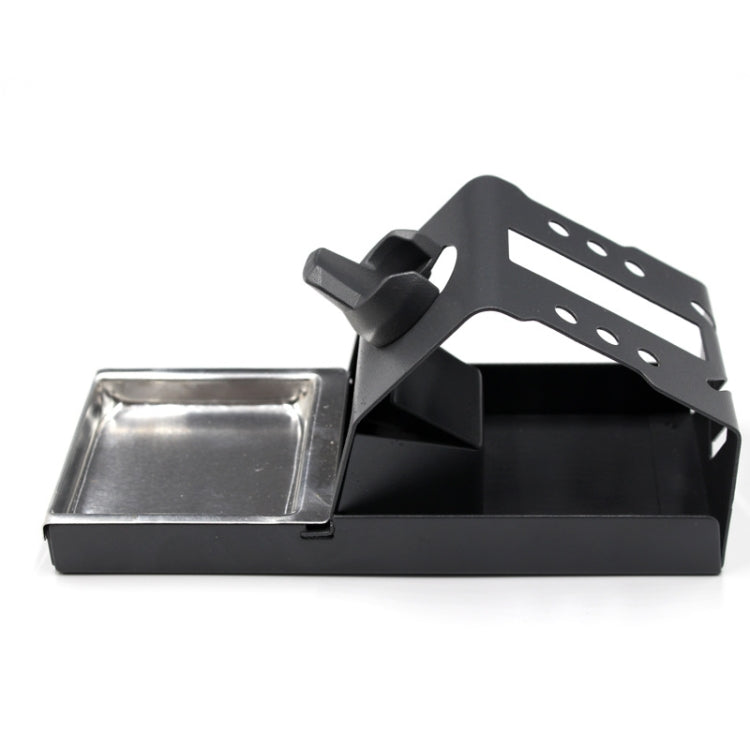 T12 Metal Soldering Iron Stand Electric Soldering Iron Handle Fixed Stand Anti-Static Multi-Function Soldering Iron Stand by buy2fix